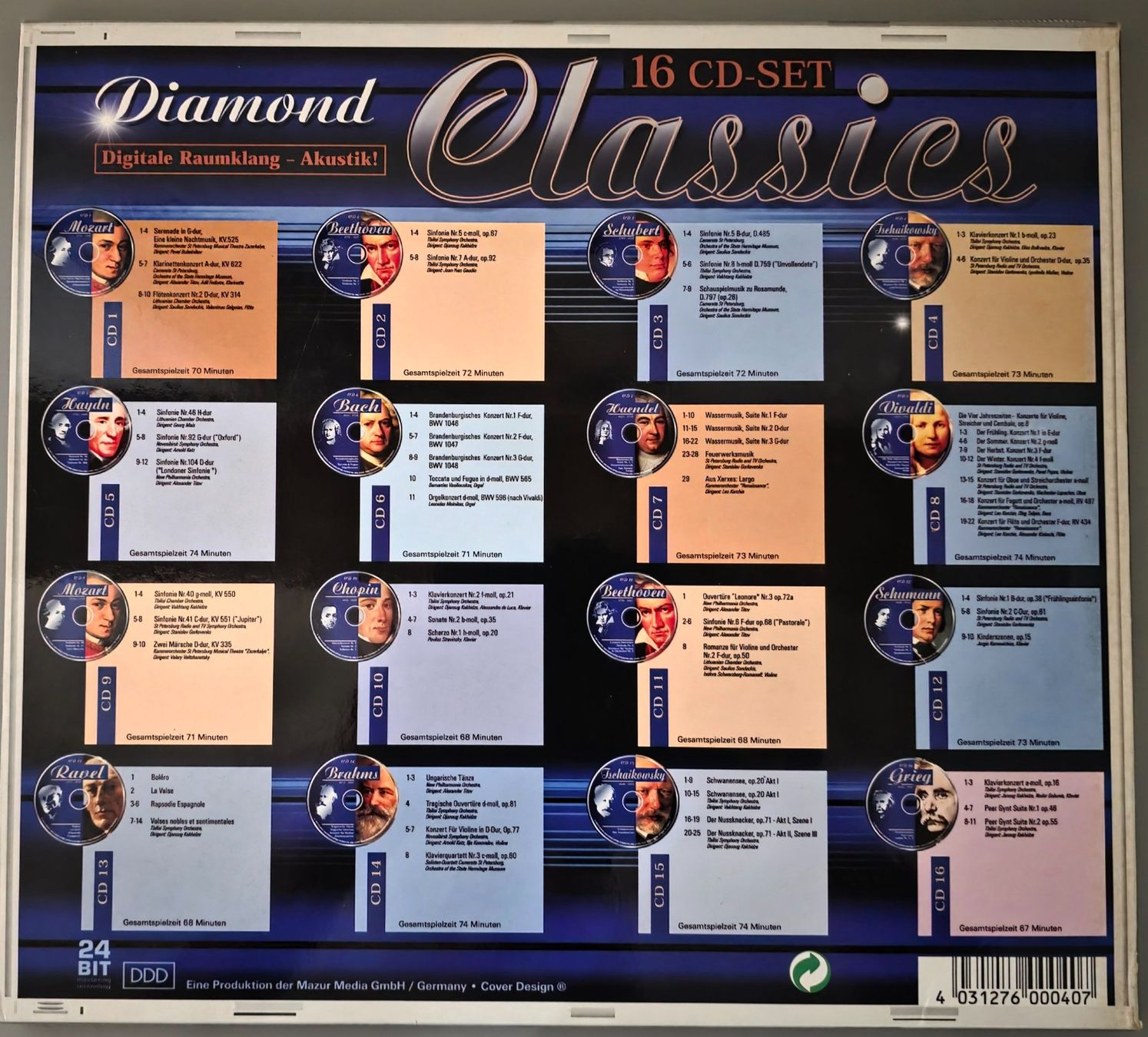 CDs: Various 16 CD's– Diamond Classics – D'occasion à Root par atelier22 1