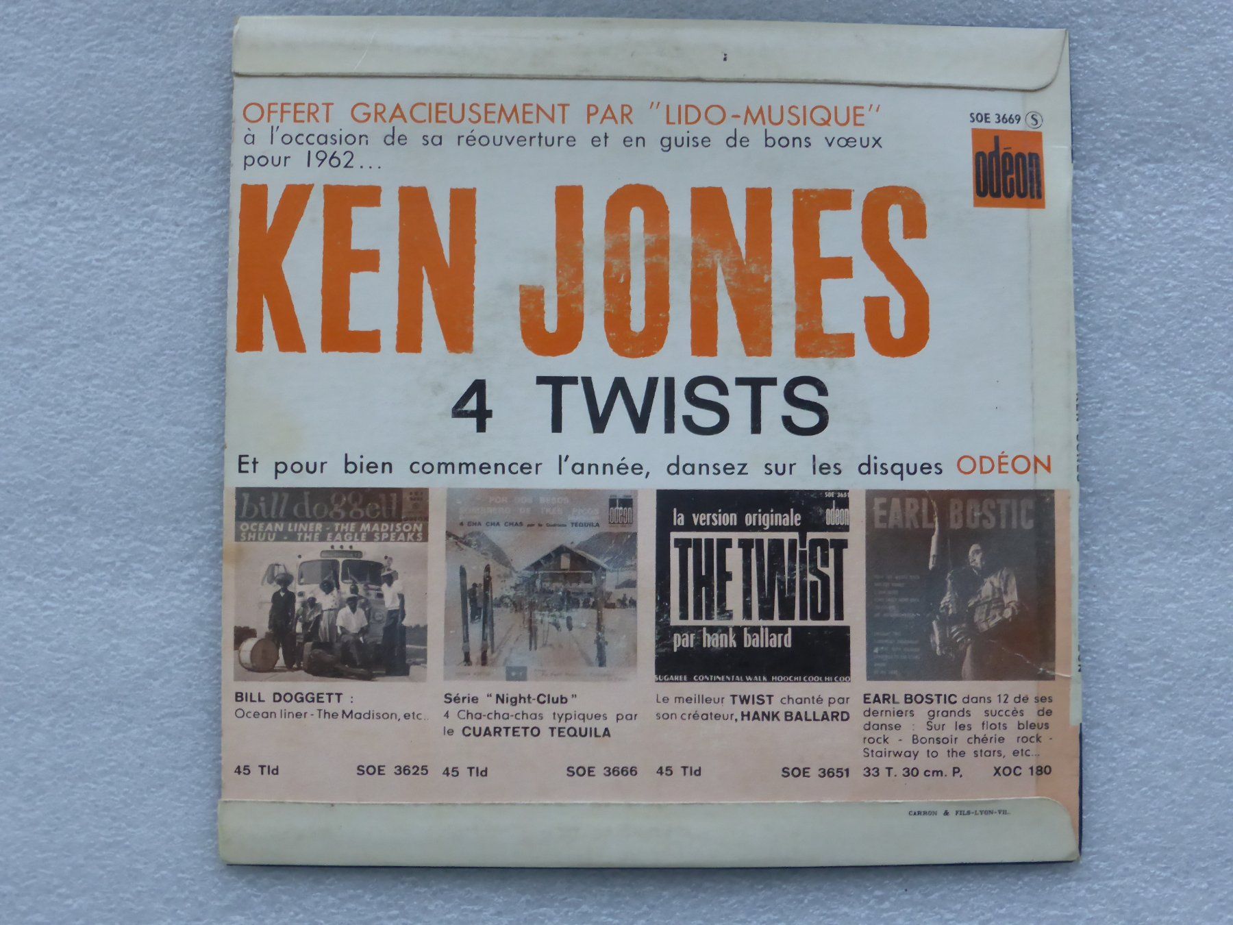 Dischi in vinile: Vinyl Single   EP  KEN JONES – Usato da Küssnacht am Rigi venduto da Mondkinder 3
