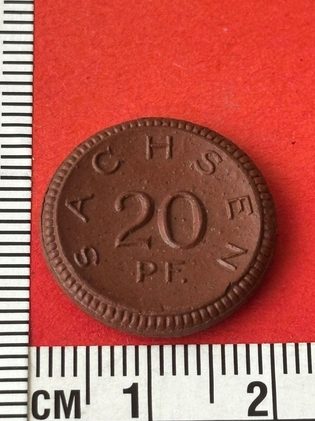 Toutes les monnaies: 20 Pfennigs - Sachsen – D'occasion à Kriens par Schweinsforelle