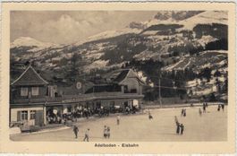BE 151 Adelboden Eisbahn belebt