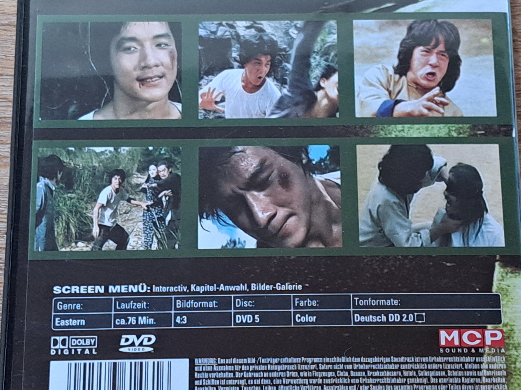 Tutti i DVDs: DVD JACKIE CHAN, Die Rache der Todesfaust – Nuovo (secondo la descrizione) da Unterseen venduto da Kanica 3