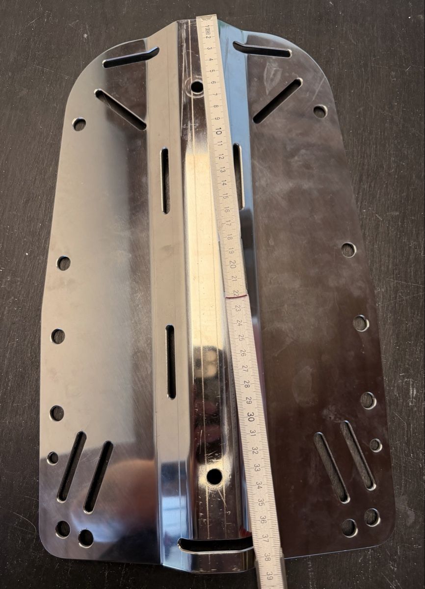 Bombole da sub: Tauch-Backplate Edelstahl poliert  – Usato da Rorbas venduto da sgr_2tqv 2