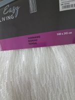 Weisser Vorhang, Easy Living, 140x245cm - Sommerlich!p.2x