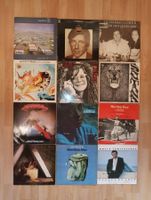 34 Vinyl LPs Rock Pop Singer-Songwriter Schallplatten Set