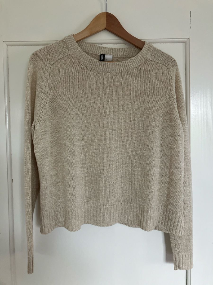 H&M Maglioni & Felpe: Zwei leichte Pullover beige Gr. L – Usato da Wald ZH venduto da Tulpe_12 3