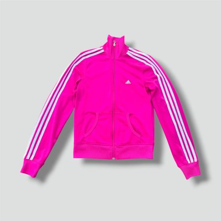 Adidas Y2K retro pink track jacket vintage damen jacke