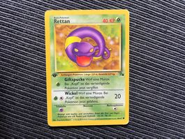 Pokemon Rettan 1.Edition Fossil Deutsch