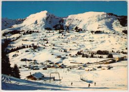 Col des Mosses - Skilift mit Gros Van