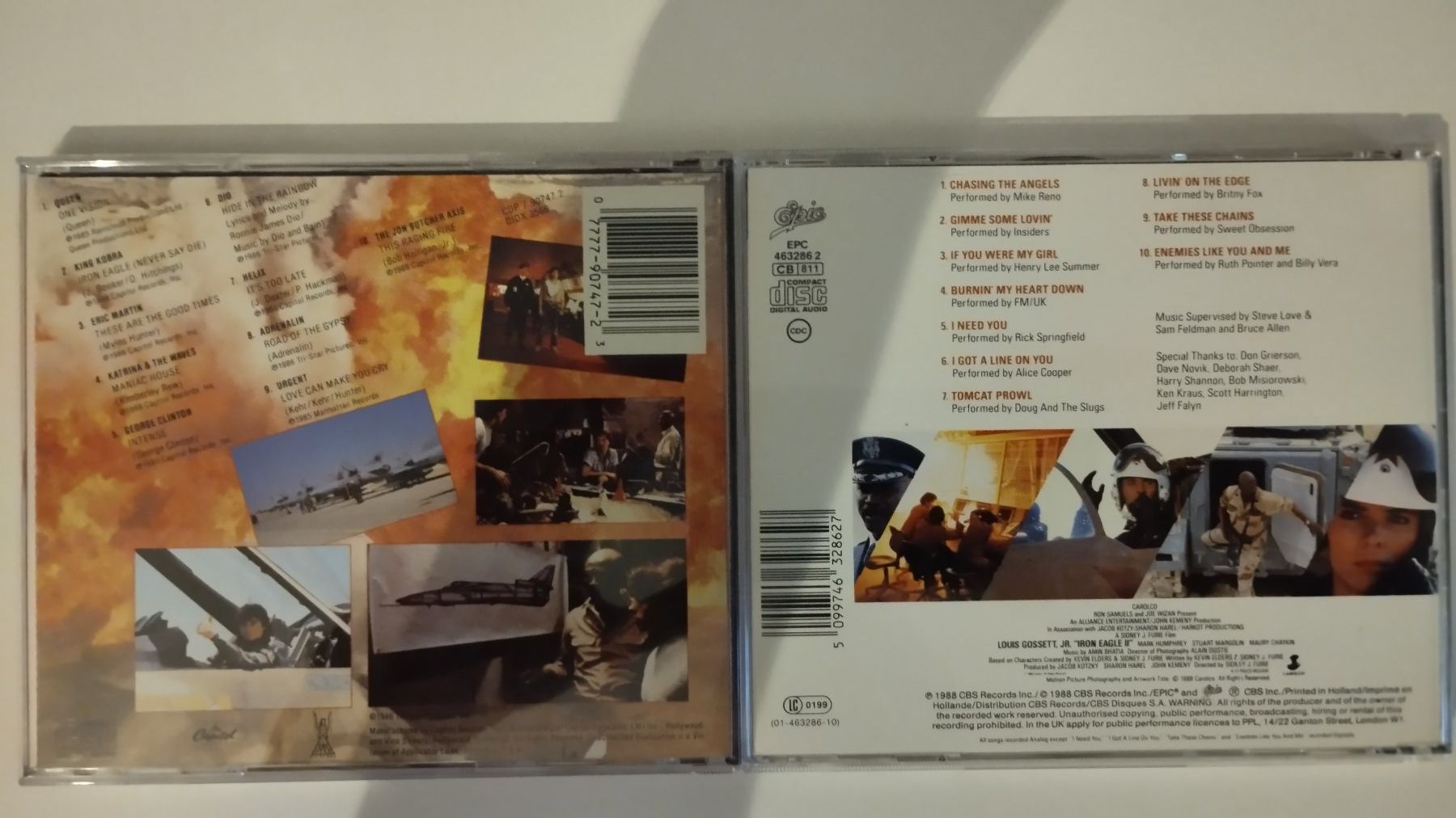 CDs: IRON EAGLE 1+2 CD SOUNDTRACKS – Gebraucht aus Basel von Bal-Sagoth 1