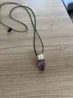 Amethyst (aus Südafrika) - free shipping -Kette aus Messing