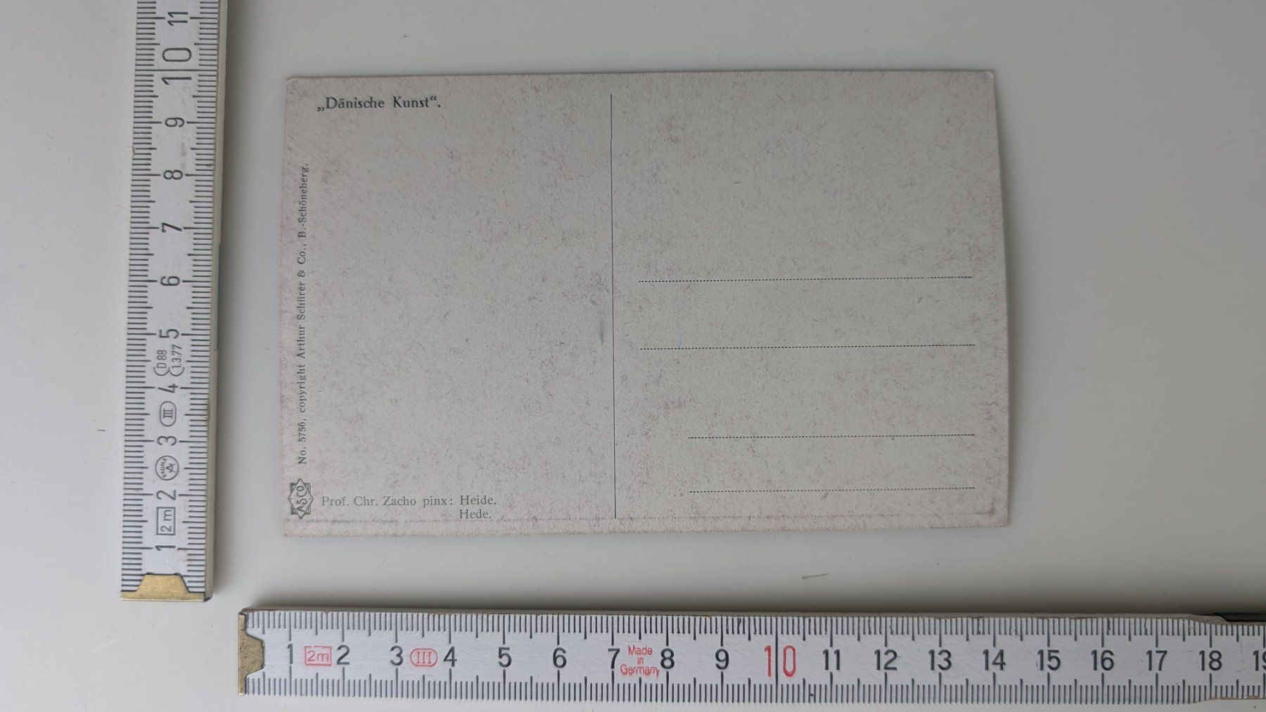 Cartoline postali: Alte Ansichtskarte "Dänische Kunst" mit Heide-Motiv – Nuovo (secondo la descrizione) da Zürich venduto da axolottchen 1
