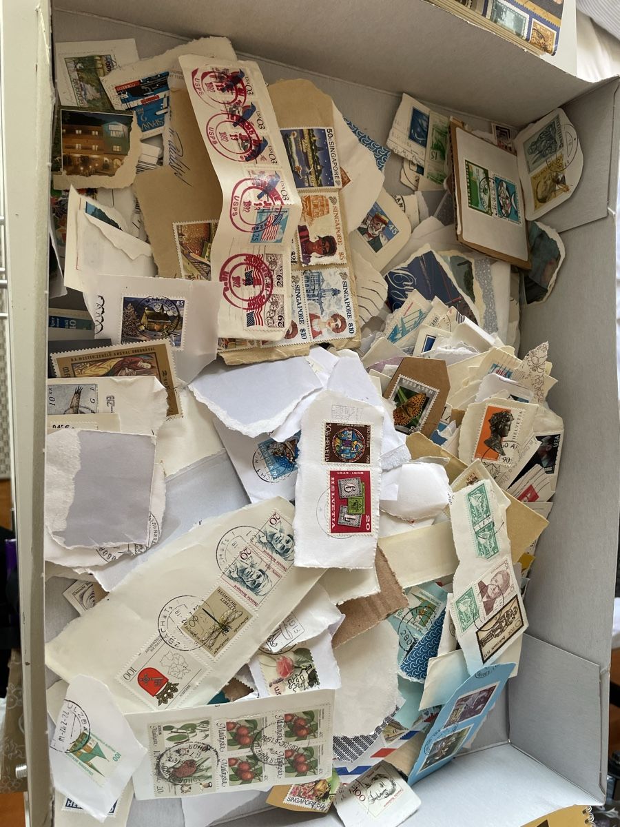 Tutti i francobolli: Briefmarken Sammlung gemischt - Weltweit – Usato da Wädenswil venduto da VintageSalesCH