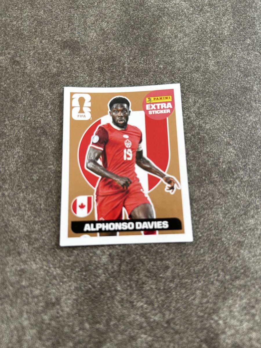 Panini Cartes à collectionner: Panini Extra Sticker, Alphonso Davies 2026 – D'occasion à Oberentfelden par Ibiza-Cupra