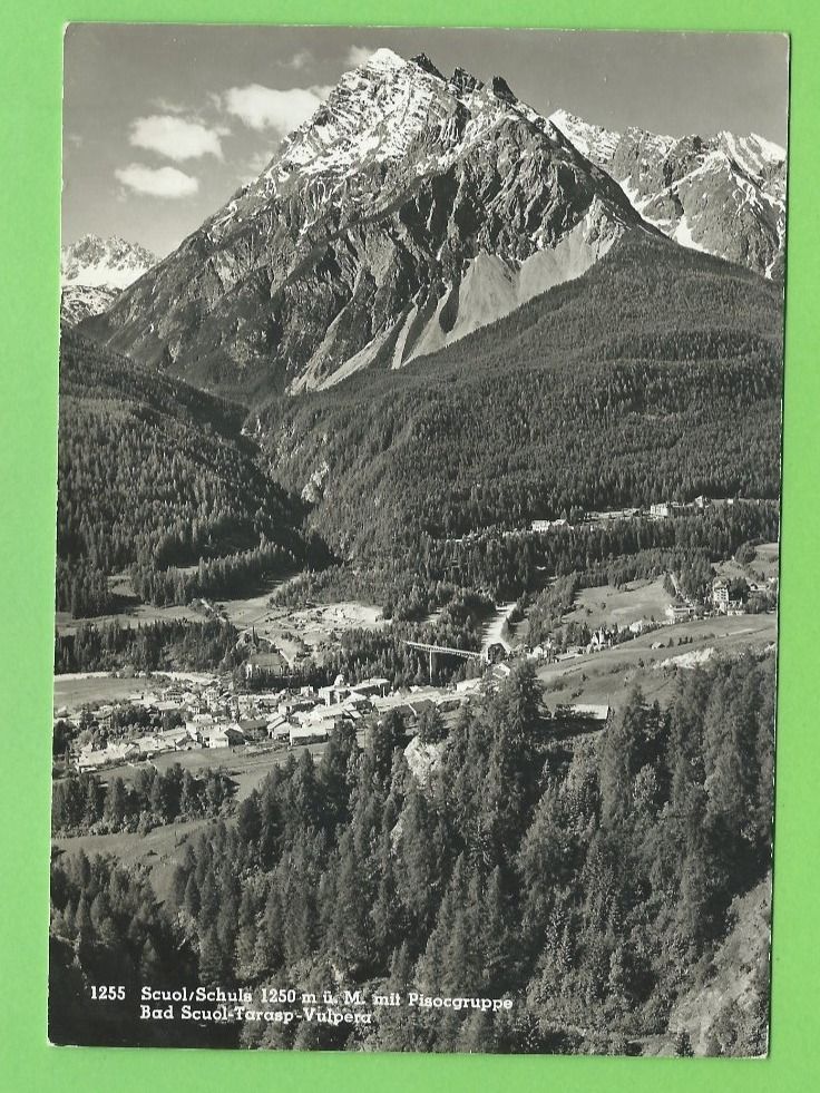 Cartoline postali: Scuols / Schuls mit Pisocgruppe – Usato da Zürich venduto da t24_de