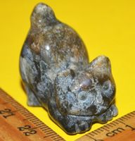 Deko Heilstein L-480 – Katze – Rhyolith – ca. 30x30x18mm
