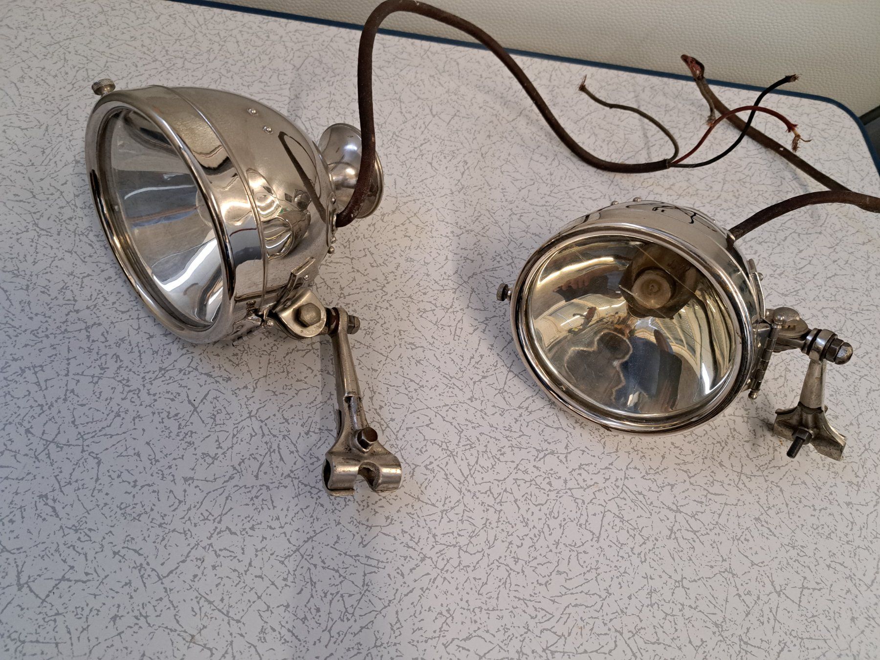 Lampade: Oldtimer Scheinwerfer C.Ollier &C Ltd antik und sehr schön – Usato da Freienstein venduto da Mapa3 8
