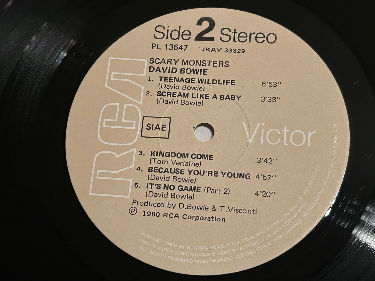 Schallplatten: David Bowie. 1980. Scary Monsters – Gebraucht aus Faulensee von Mizuno06 5