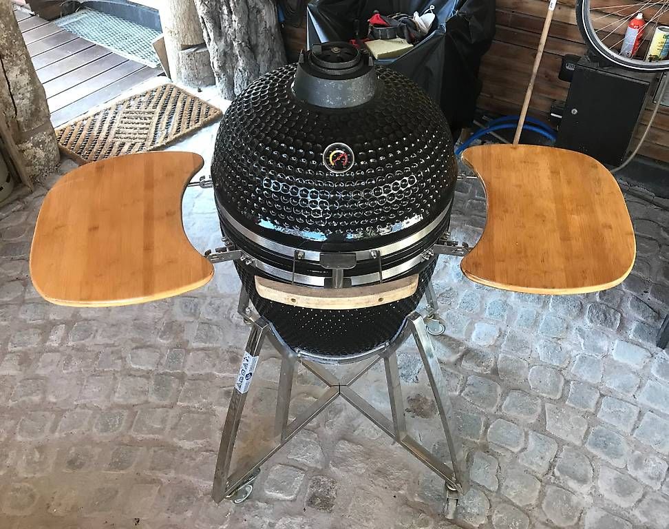 Grills: Kamado Ceramic BBQ Grill Smoker Schwarz – Gebraucht aus Unterramsern von Havana01 3