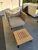 Unopiu Designer Lounge Chair + Beistelltisch