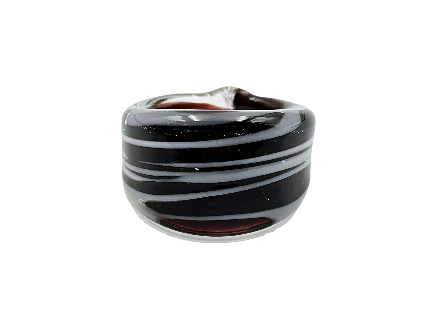 Murano Anelli: Ring Murano Glas G 53 Breite 16mm – Nuovo e nell'imballaggio originale da Oberkulm venduto da Murano-Schmuck 3