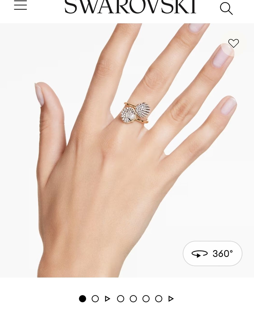 Swarovski Bagues: bague Swarovski idyllia  – D'occasion à Villeneuve VD par virginie141 4