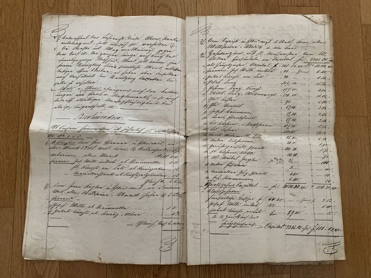 Dokumente: Alter Kaufbrief 1864 – Defekt aus Luzern von meistei 2