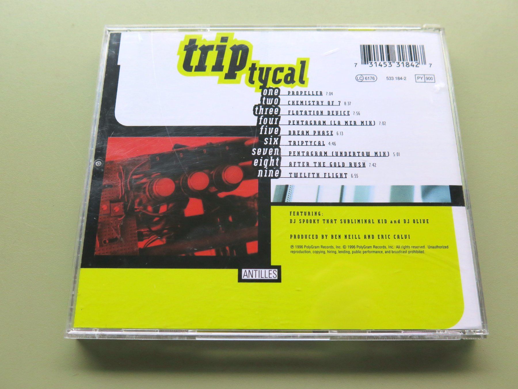 CD: (p) CD BEN NEILL: Tryptical, 1996 – Usato da Bern venduto da Balzamico 1