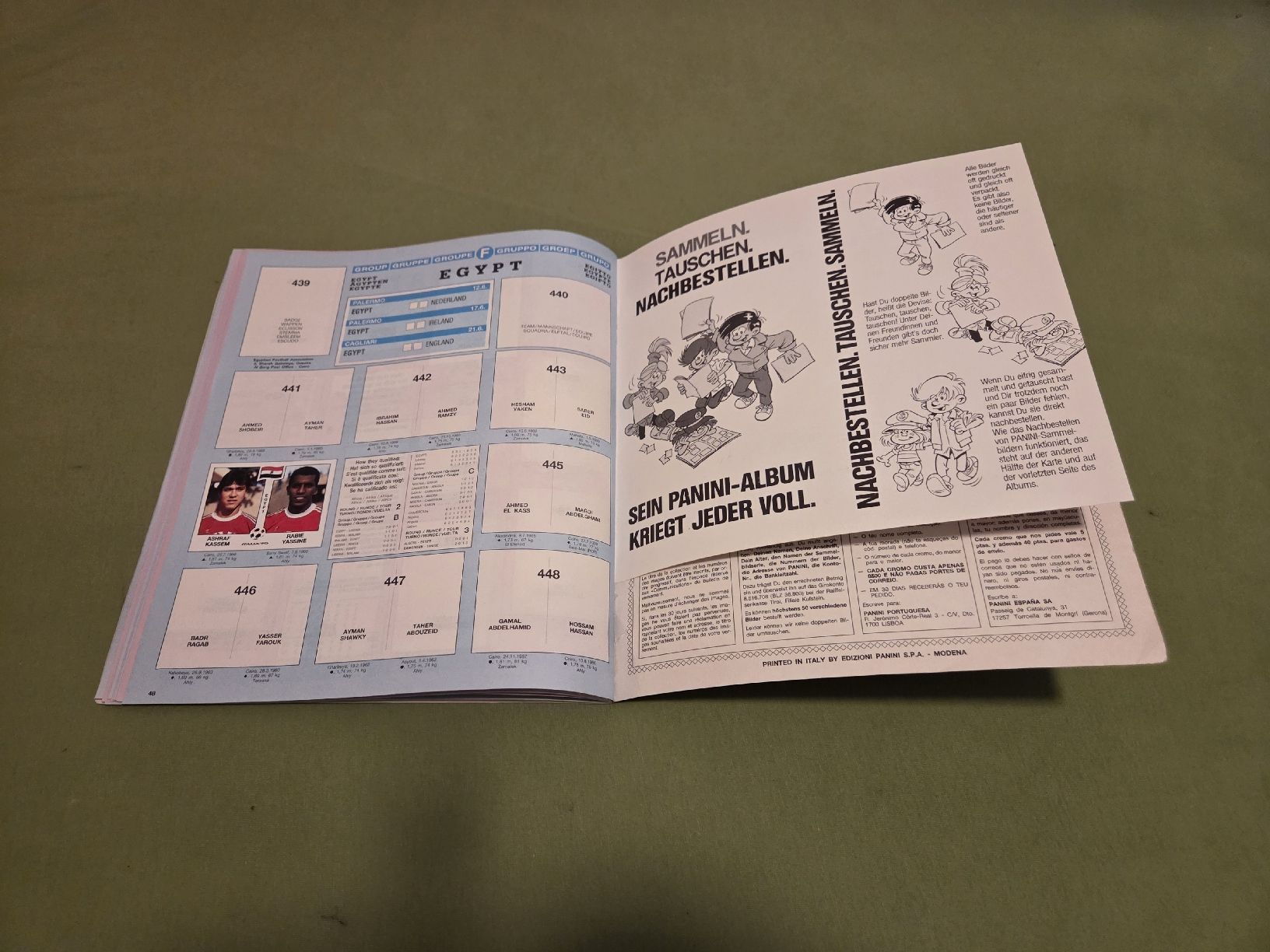 Panini Alben: Panini Album WM 1990 – Gebraucht aus Embrach von MamaSantos 6