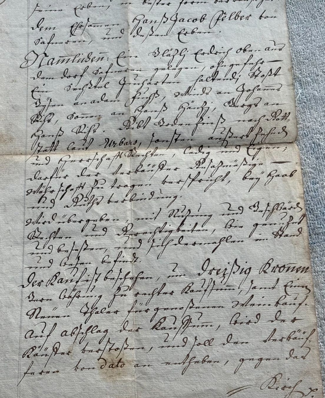 Documenti: ANTIKES DOKUMENT VON 1784 – Usato da Ostermundigen venduto da crazy-horse-1840 4