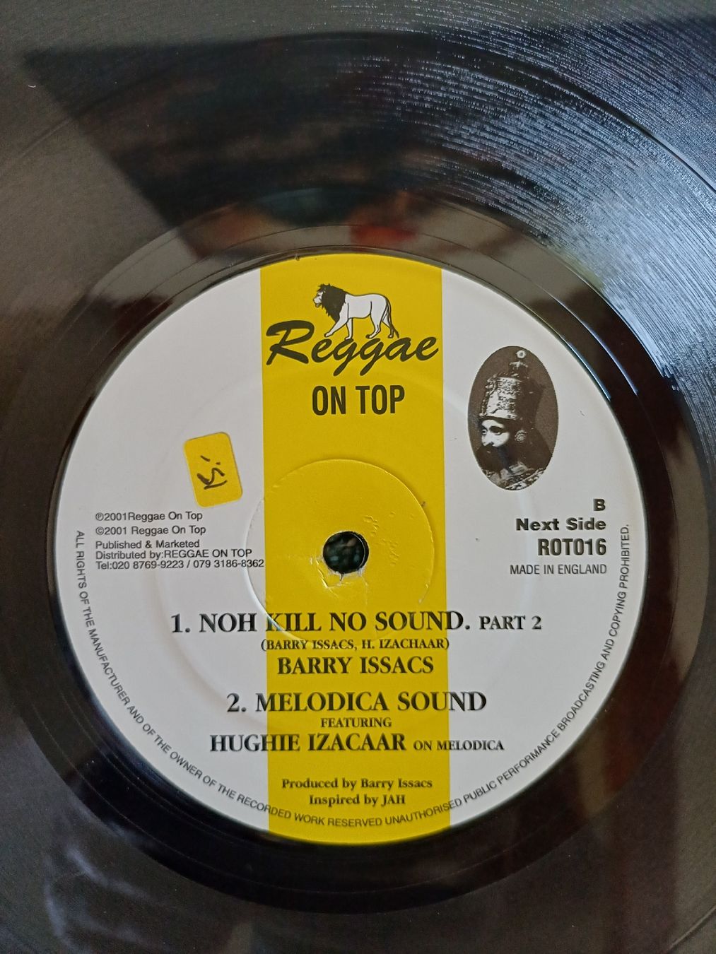 Dischi in vinile: Barry Issac "Noh Kill No Sound" 12" – Usato da Begnins venduto da Drastic-Sound 4