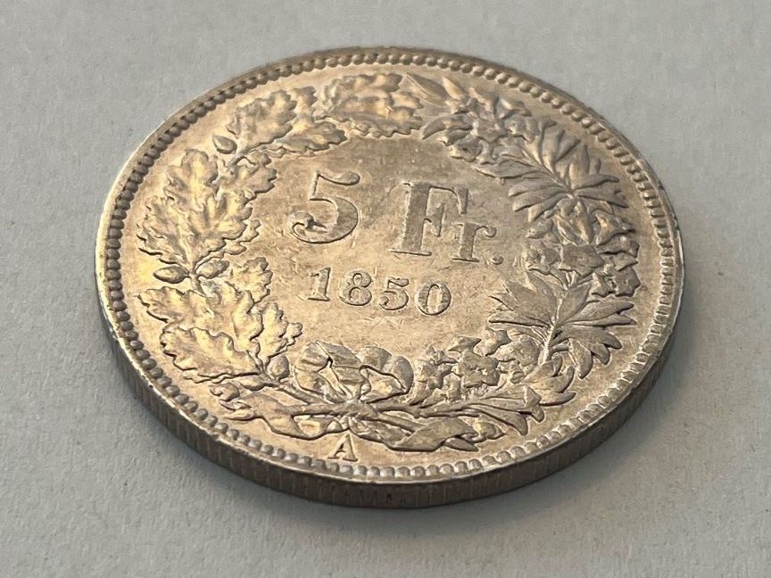 Tutti le monete: 5 Franken 1850, Sehr schön!!! – Usato da Tägerwilen venduto da Beata1sager