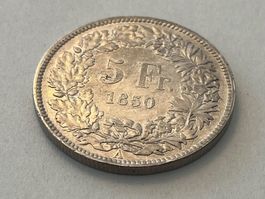 5 Franken 1850, Sehr schön!!!