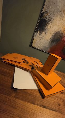 Hermes Verpackungsset Schachteln und Taschen gebraucht