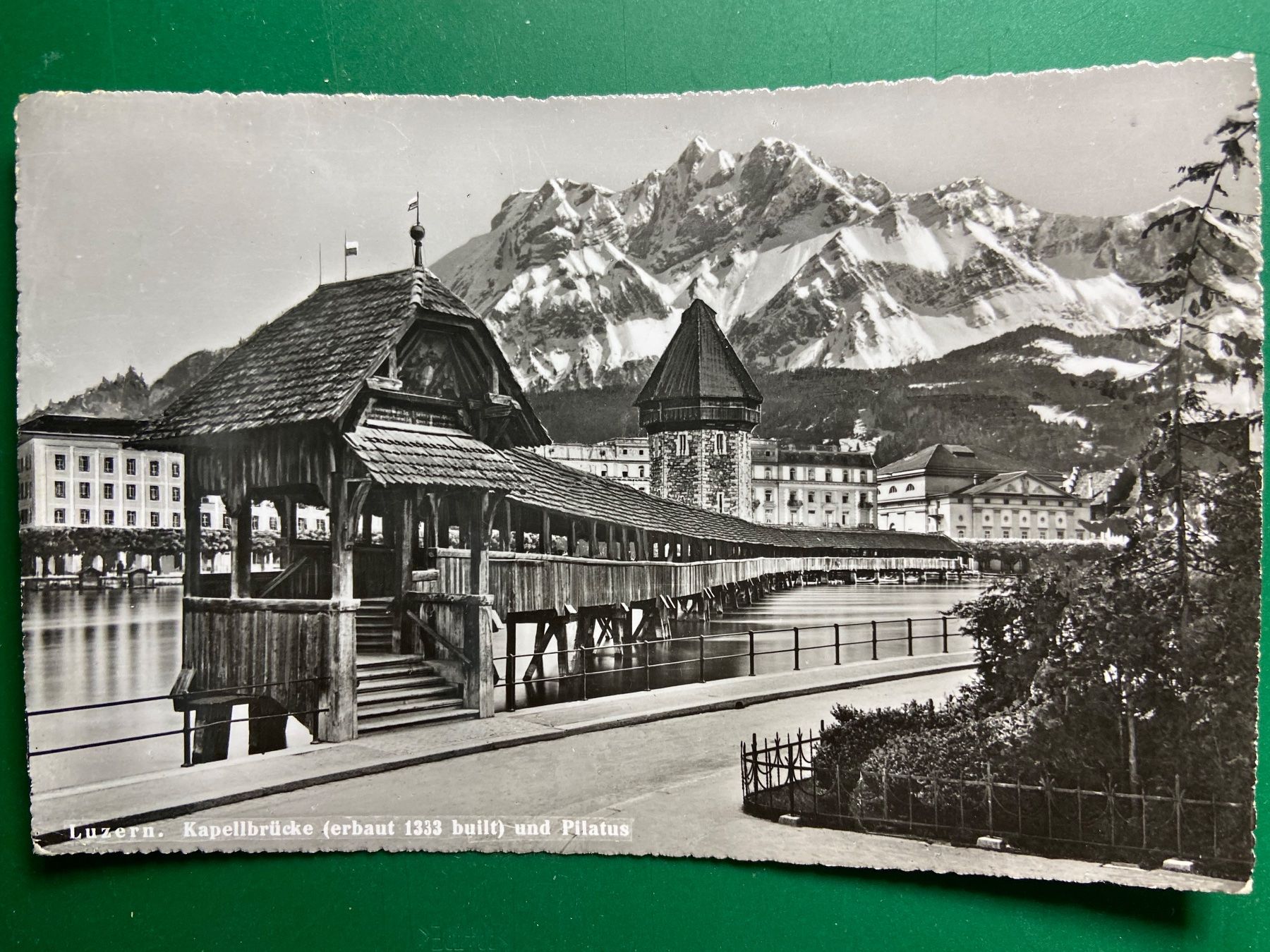 Cartoline postali: Luzern - Kapellbrücke – Usato da Steg VS venduto da _vinci_