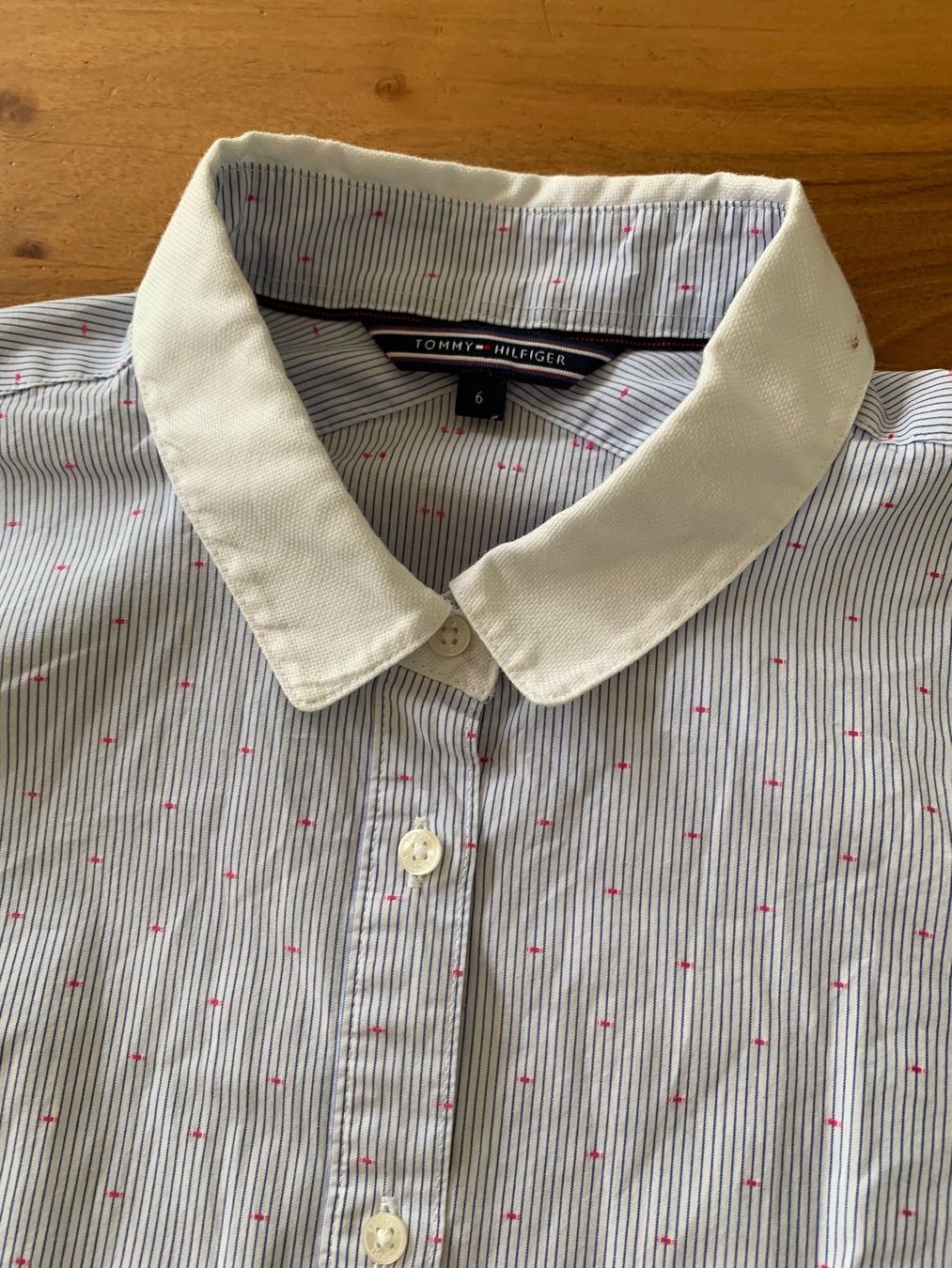 Tommy Hilfiger Camicette: TOMMY HILFIGER - wunderschönes Hemd/Bluse Gr. 6 / 36 – Nuovo (secondo la descrizione) da Meiringen venduto da tonicandgin 2