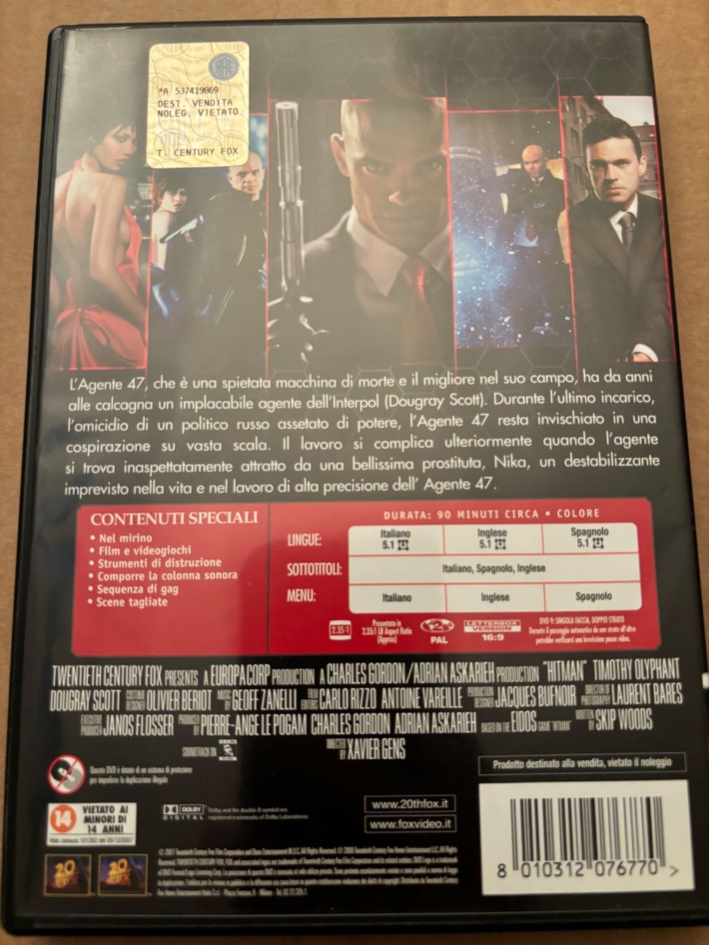 Tutti i DVDs: Hitman Assasino aus Sammlung Action Italienisch, Spanisch, E – Usato da Pfäffikon ZH venduto da Emporos_42 1