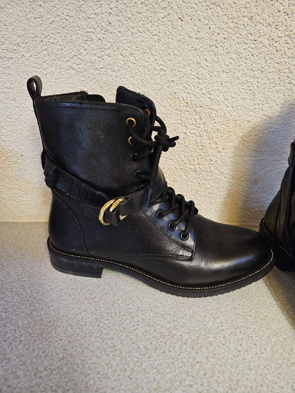 Damenschuhe: Venturini Stiefeletten + RS Leder schwarz Gr. 38 – Gebraucht aus Urdorf von Colina 8