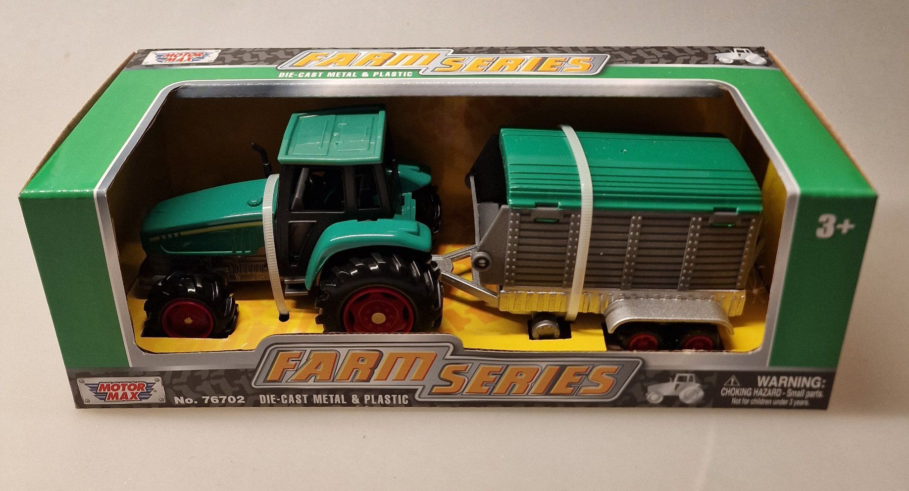 Spielzeuge: Motor Max Farm Series Traktor mit Heu  Anhänger – Neu und originalverpackt aus Oberuzwil von aseinkaufswelt