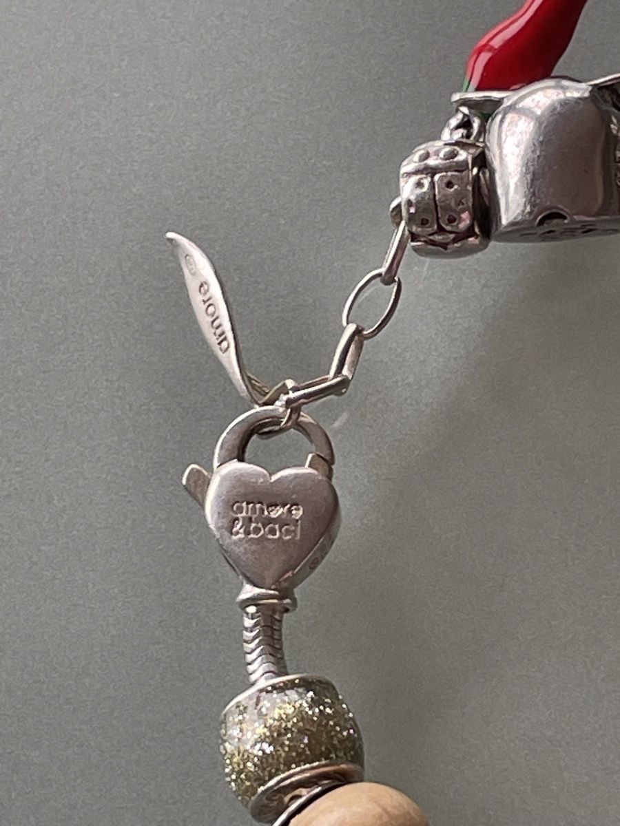 Bracciali & Braccialetti: Bracelet Charms Amore & Baci Argent 925 – Nuovo (secondo la descrizione) da Vuadens venduto da Nina11 4