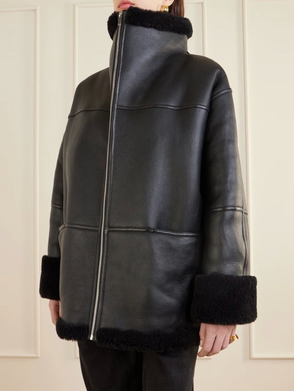 Totême Giacche: Coole TOTEME Jacke aus Shearling – Usato da Zürich venduto da fabienne1234 4