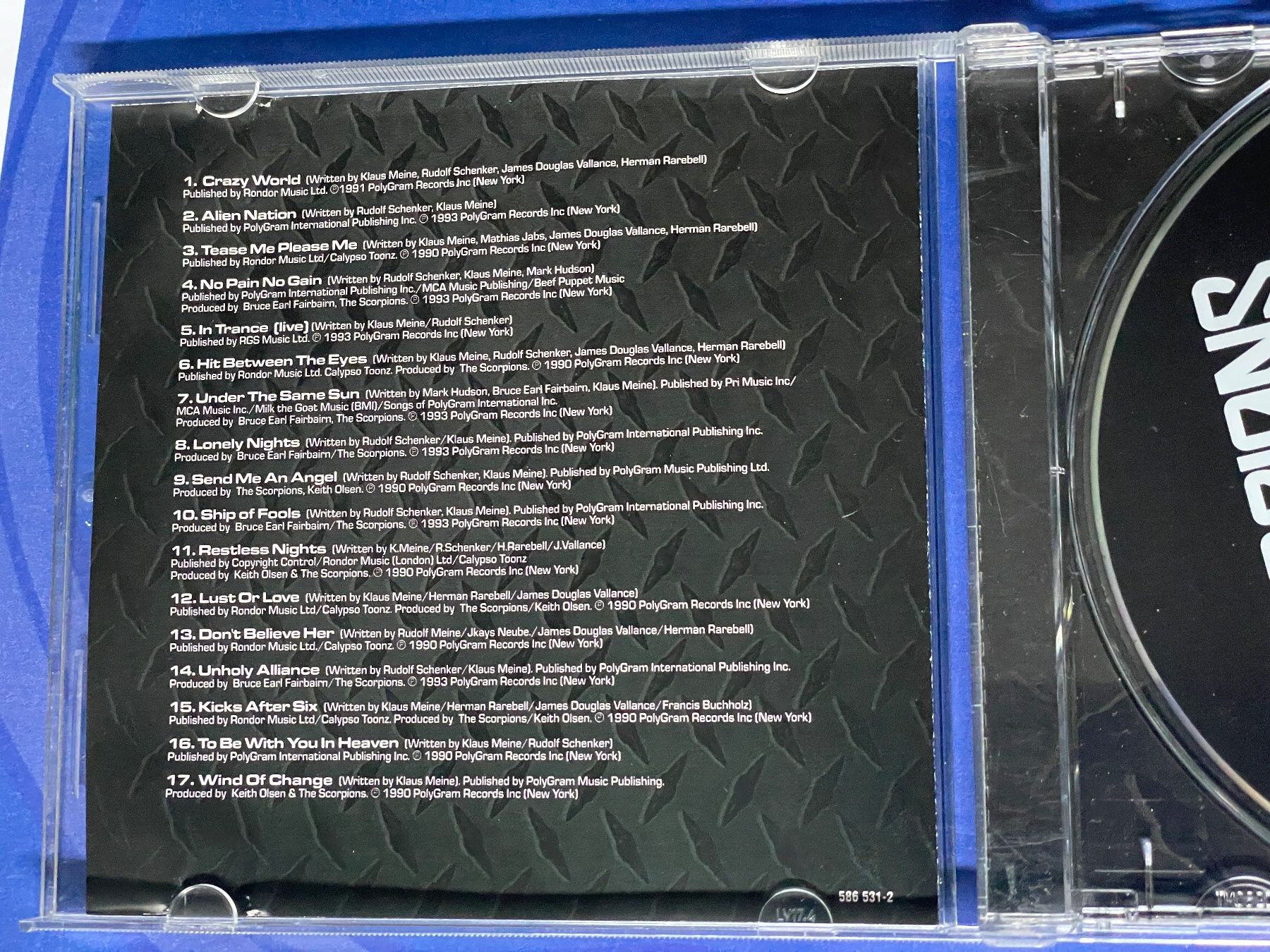CD: Scorpions – Usato da Muri b. Bern venduto da AdidasCollector 2