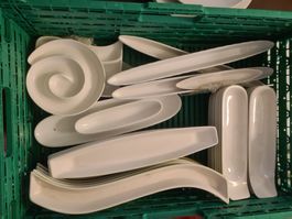 Apero Schalen Set weiss gebraucht Zustand