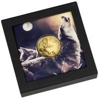 1 oz Gold Mystic Wolf Togrog PP - Mongolei 2021