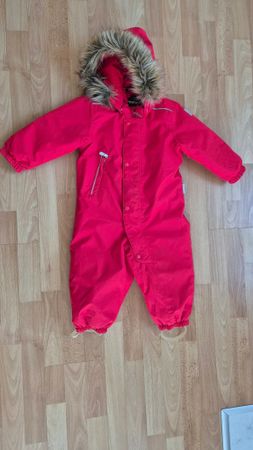 Reima Schneeanzug rot Winteroverall Grösse 86 gut erhalten