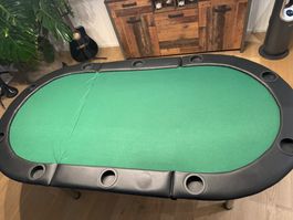Poker Tischauflage für bis zu 10 Spieler