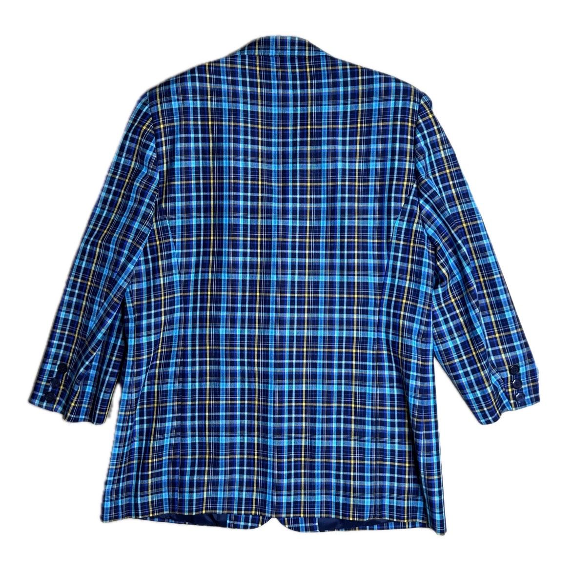 Jacken: Colorful Checkered Blazer with 3/4 Sleeves – Gebraucht aus St. Gallen von look-twice 2