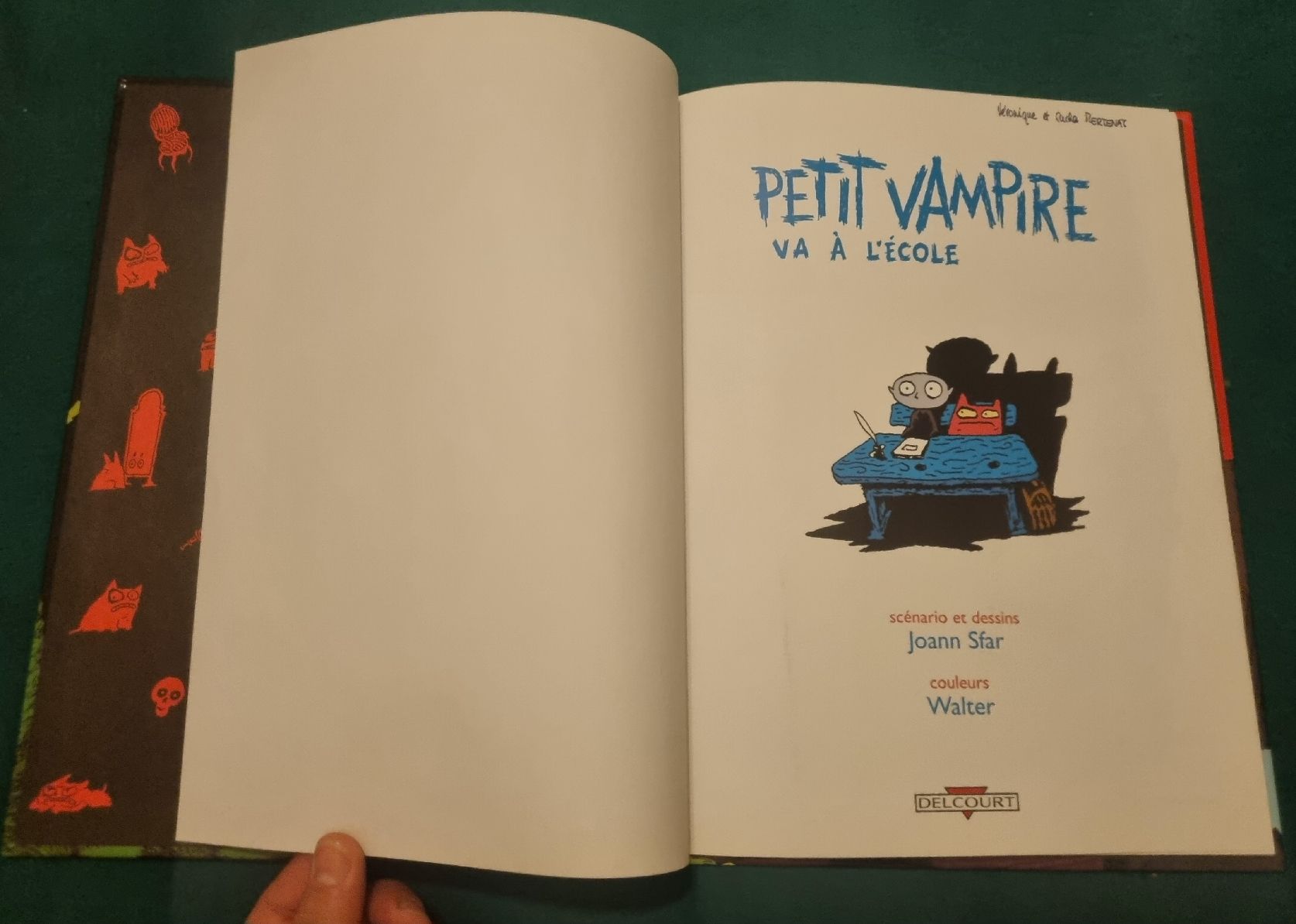 Fumetti: Petit Vampire va à l'école, BD de Joann Sfar  – Usato da Fribourg venduto da sal_5ln6 5