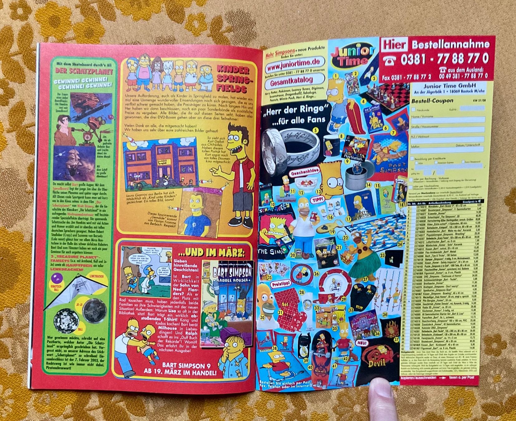 Fumetti: Bart Simpson Heft Nr 8 von 2003 – Nuovo (secondo la descrizione) da Endingen venduto da nathan05 8