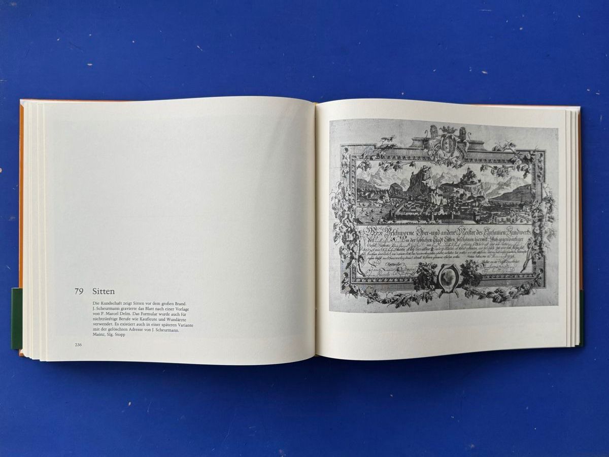 Libri: Schweizer Gesellenbriefe mit Stadtansichten. – Usato da Adliswil venduto da buch_und_kunst 7