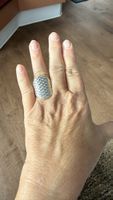 Silberring 925 Grösse 56 Vintage Struktur Muster 💍
